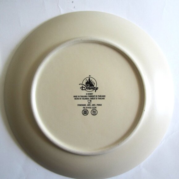 Disney Parks Homestead Mickey Icon Gray & Pink 4 Plates - Picture 7 of 8